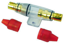 Sinuslive Portafusibile AGU/SG SH-100 PLACCATO ORO Cavo 25mm² Alta Corrente