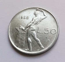 Repubblica italiana 50 lire - ,