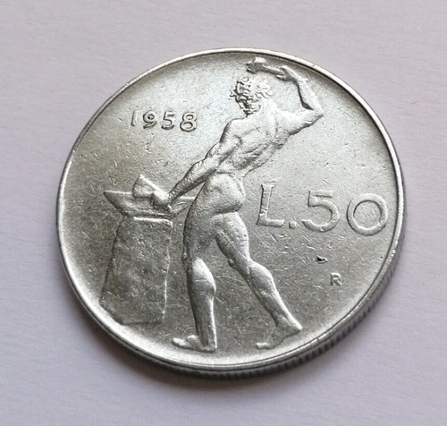 Repubblica italiana 50 lire - repubblica,