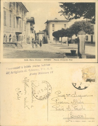 Vinadio piazza diaz con - diaz,