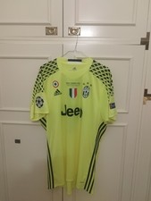 Maglia indossata  Juventus Buffon worn shirt  autografo finale Champions