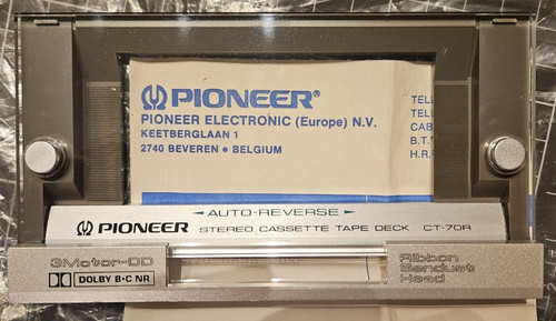 Pioneer cassette deck - pioneer,