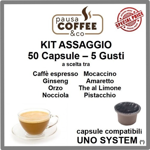 Kit assaggio capsule uno - assaggio,