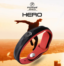 POWER IONICS Super Hero 3000 Anions Sports Fashion Waterproof Bracelet Wristband