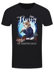 Maglietta horror cats fluffy - maglietta,