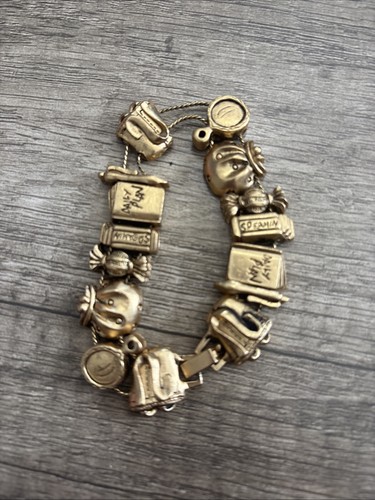 Bracciale vintage goldtone - bracciale,