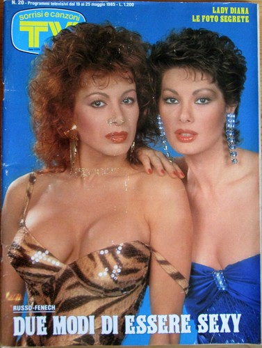 Sorrisi 1985 carmen russo - sorrisi,