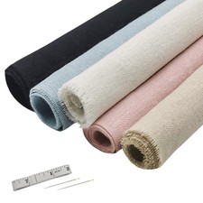 Tessuto Ricamo Tessuto Lino