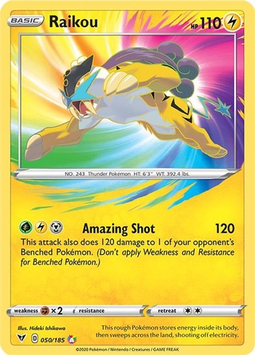 Raikou 050 185 - -, pokemon