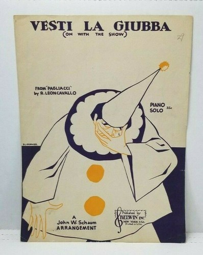 Vesti giubba - la, with