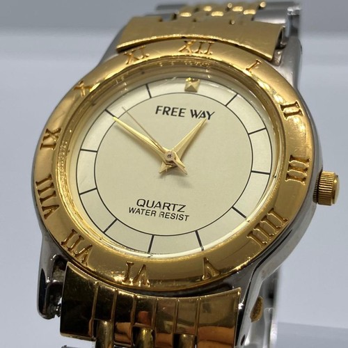 Orologio free way quarzo oro - quarzo,