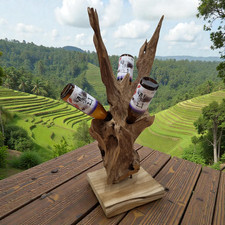 Porta Bottiglie In Legno