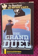 THE GRAND DUEL VHS VFP Pre Cert Big Box rental Lee Van Cleef Western