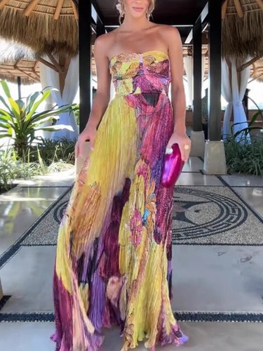 Abito donna stampato - , a