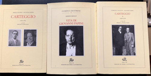 Lotto libri papini - papini, storia