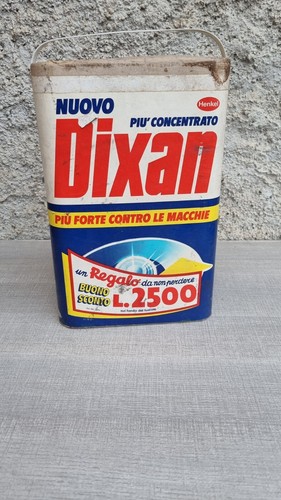 Vecchio fustino detersivo - detersivo, "