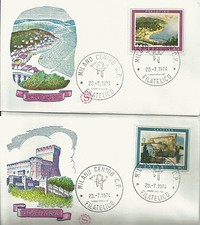 FDC_ITALIA_GRADARA , PORTOFINO_2 BUSTE PRIMO GIORNO D'EMISSIONE_  23 - 7 - 1974