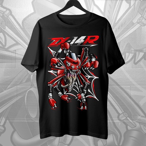 Shirt moto kawasaki zx14r - t-shirt,
