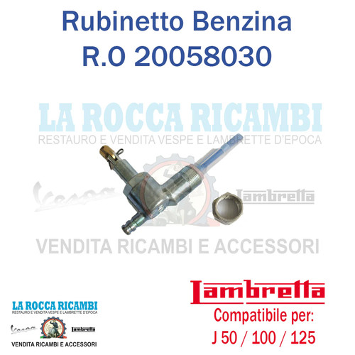 Rubinetto benzina lambretta - rubinetto,