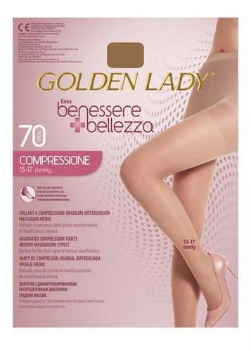 Golden lady collant donna - golden,