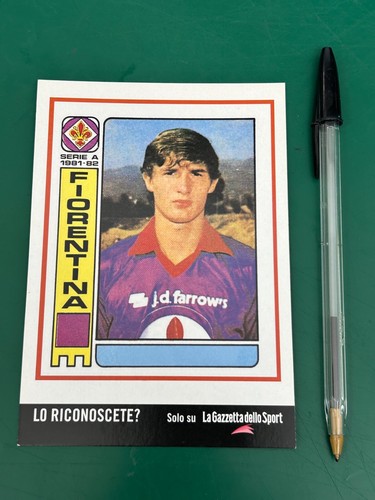 Promocard figurina calciatori - figurina,