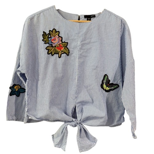 Top donna aqua righe - donna, a