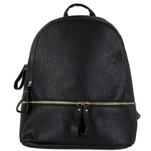 Zaino donna nero con cerniera