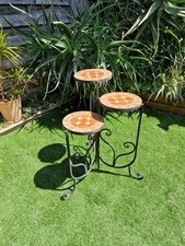 Ancien Porte Plantes Pliant En