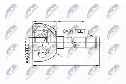 Kit giunti albero motore - , nty