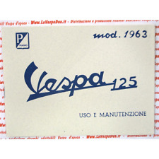 Libretto uso e manutenzione