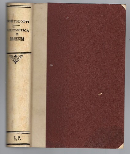 Aritmetica generale algebra - aritmetica, ed