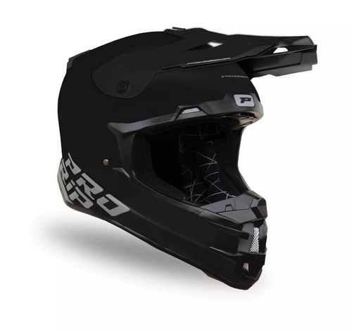 Casco cross progrip 3080 nero - casco,