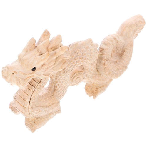 Drago legno ornamento - un,