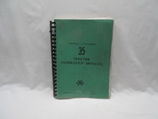 Vintage comb bound Massey Fergusson 35 Tractor Workshop (Service) Manual