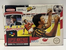 KEVIN KEEGAN'S KICK OFF PLAYER MANAGER SNES SUPER NINTENDO PAL USED 1993