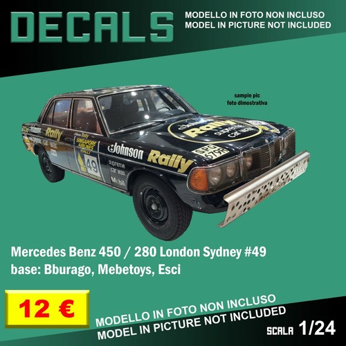 Decals repro mercedes - benz, 450