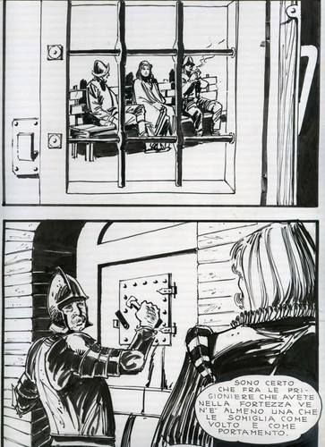 Milo manara tavola originale - milo, manara,