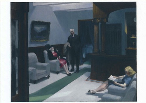 Edward hopper hotel lobby - edward, "hotel
