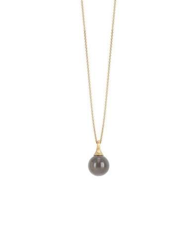 Collana con ciondolo pietra - , di