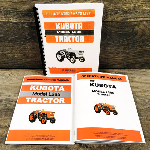 Kubota l285 manuale - l285, di