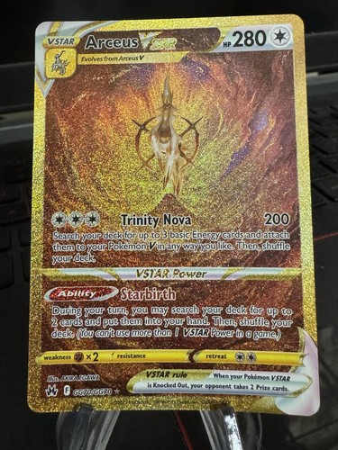 Carta pokémon arceus vstar - carta,
