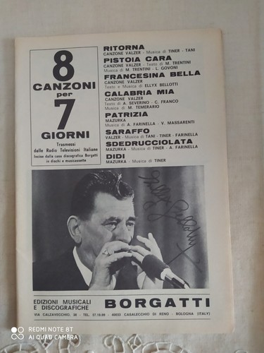 Canzoni per giorni album - canzoni,