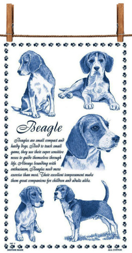 Asciugamano tè beagle - asciugamano, in