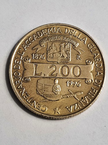 Moneta 200 lire del - moneta, 1996