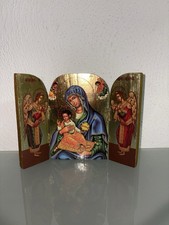 Trittico In Legno Con Pannelli