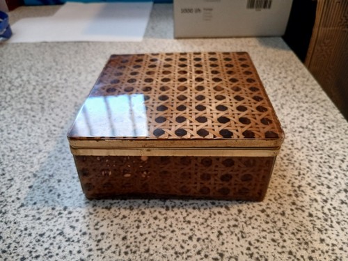 Scatola lucide rattan - in, e