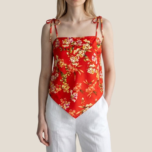 Sciarpa bandana zara rosso - zara,