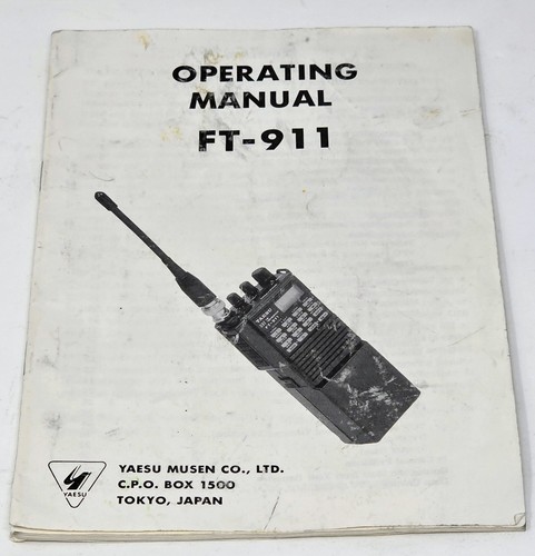 Yaesu 911 manuale di - manuale,