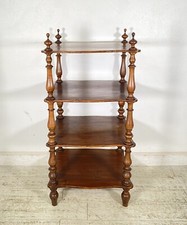 ANTICA ETAGERELUIGI FILIPPO LEGNO NOCE LIBRERIA CREDENZA 1800 EPOCA ESPOSITORE