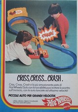 Pubblicità Italian Ritaglio 1980 HOT WHEELS Pista Criss Cross Crash